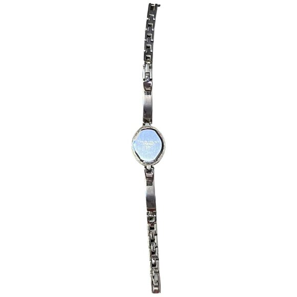 Women's Stainless Steel Quartz Watch With Faux Diamonds Elegant Time Piece - Picture 9 of 9